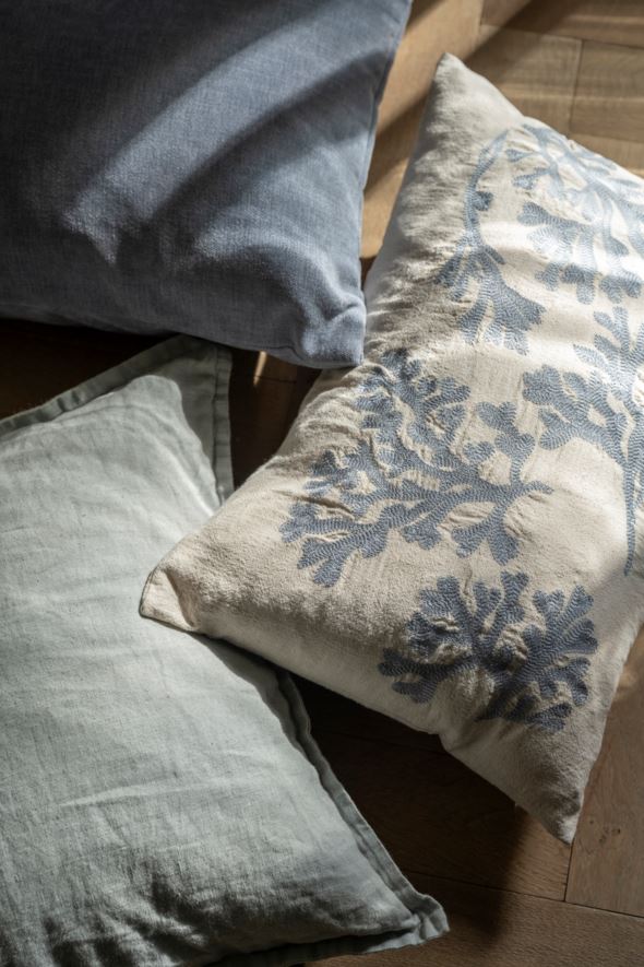 Pynteputetrekk gråblå - 2