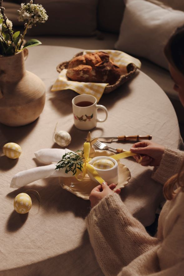 Bånd gul - 1cm x 2m gul - 1