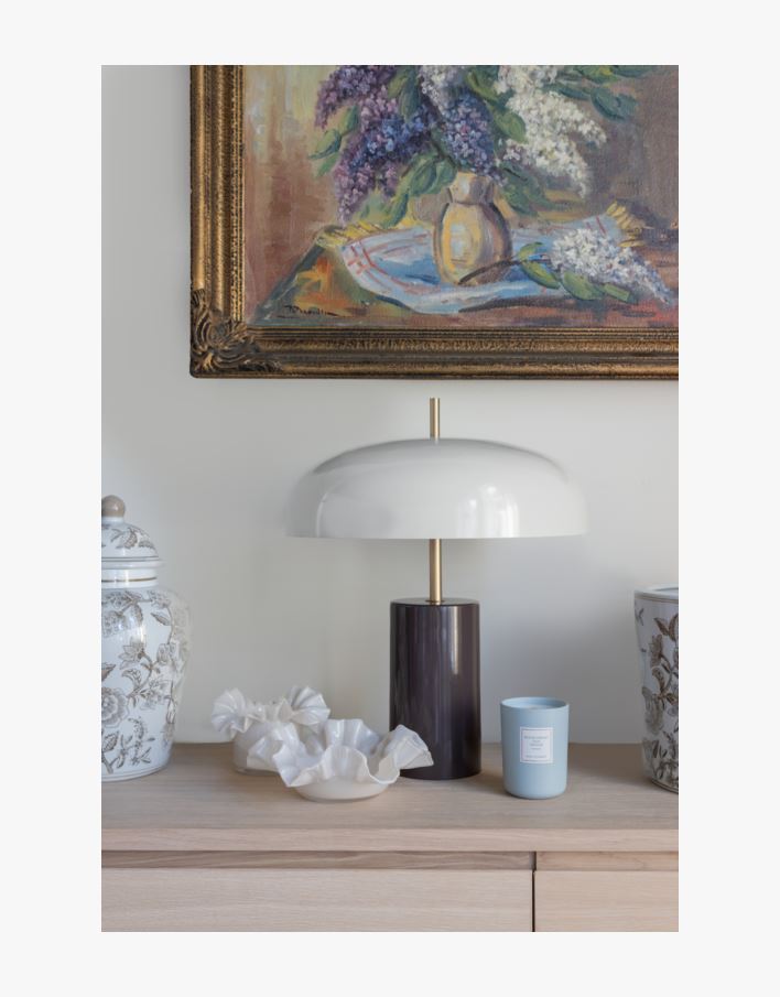 Bordlampe multi beige - 38x38x48 cm multi beige - 1