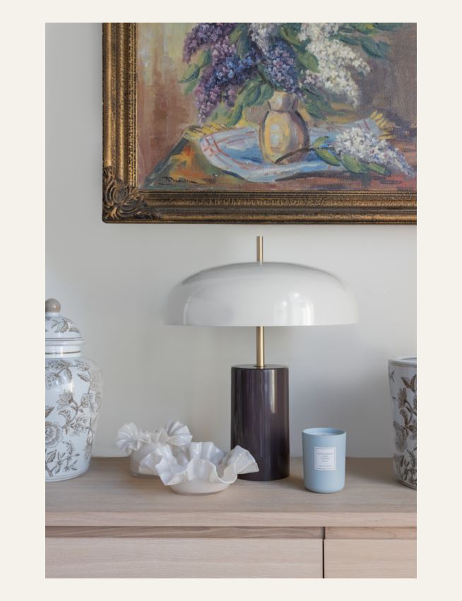 Bordlampe multi beige - 2