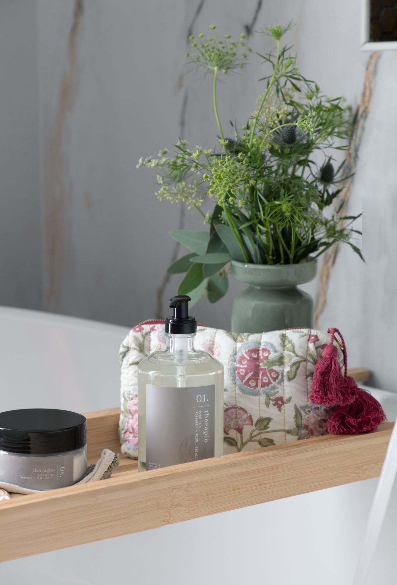 Toalettmappe multi rosa - 5