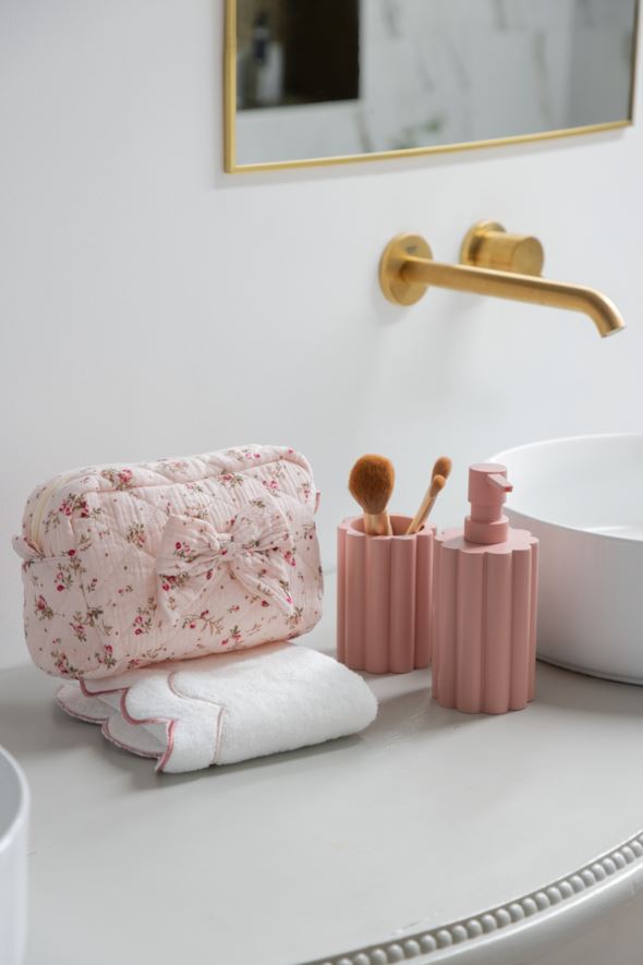 Toalettmappe lys rosa - 2