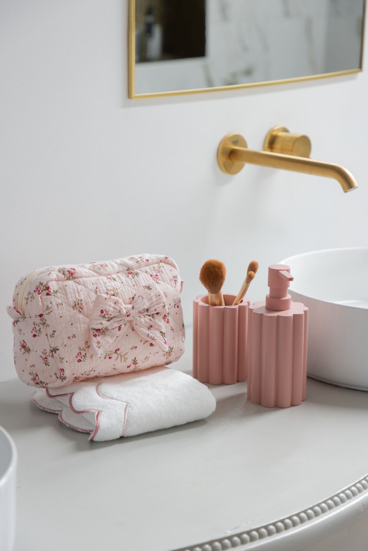 Gjestehåndkle multi rosa - 2