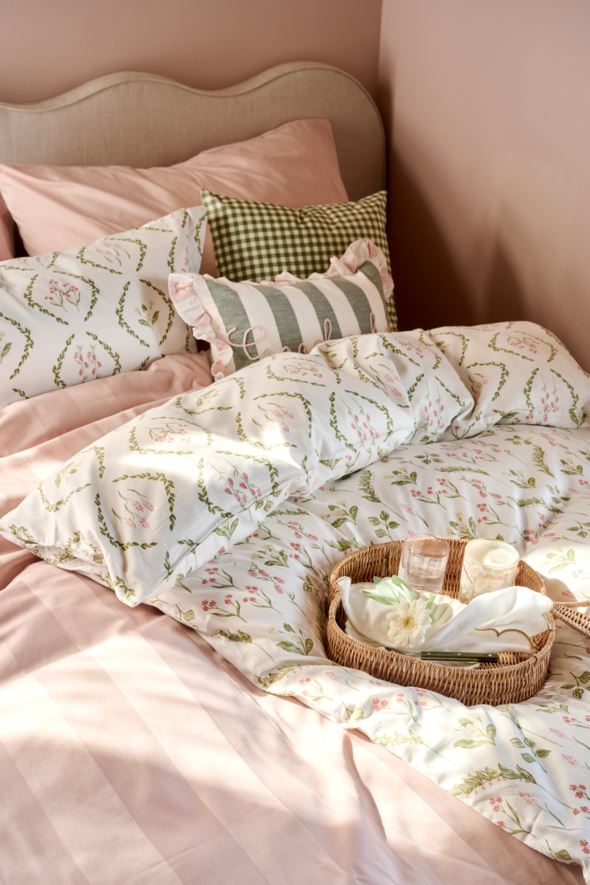 Sateng sengesett pudderrosa - 4