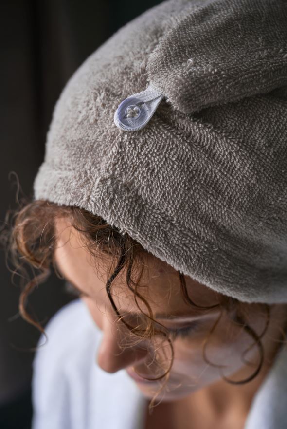 Hodehåndkle beige - 13