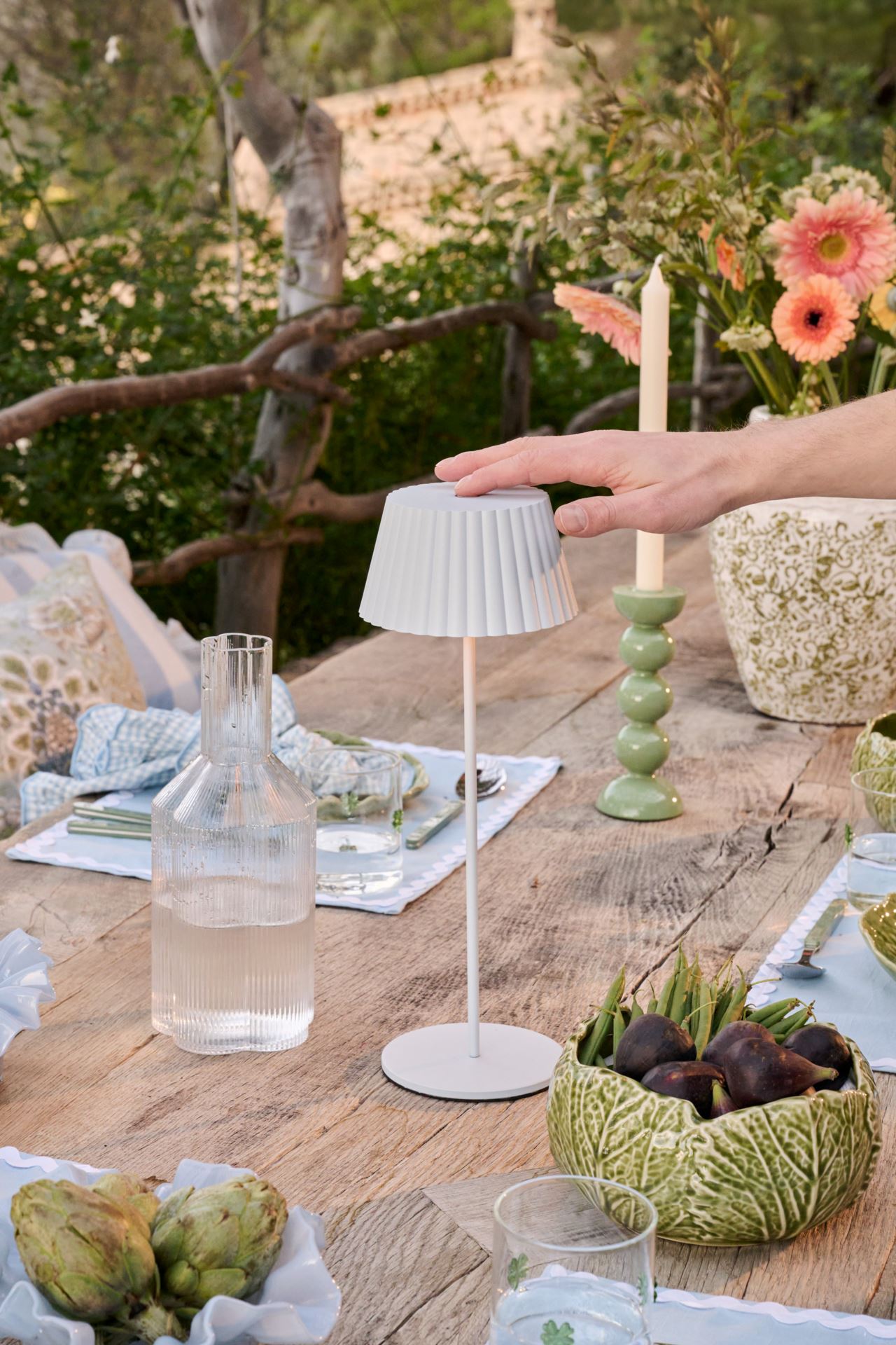 Led lampe lys blå - 2