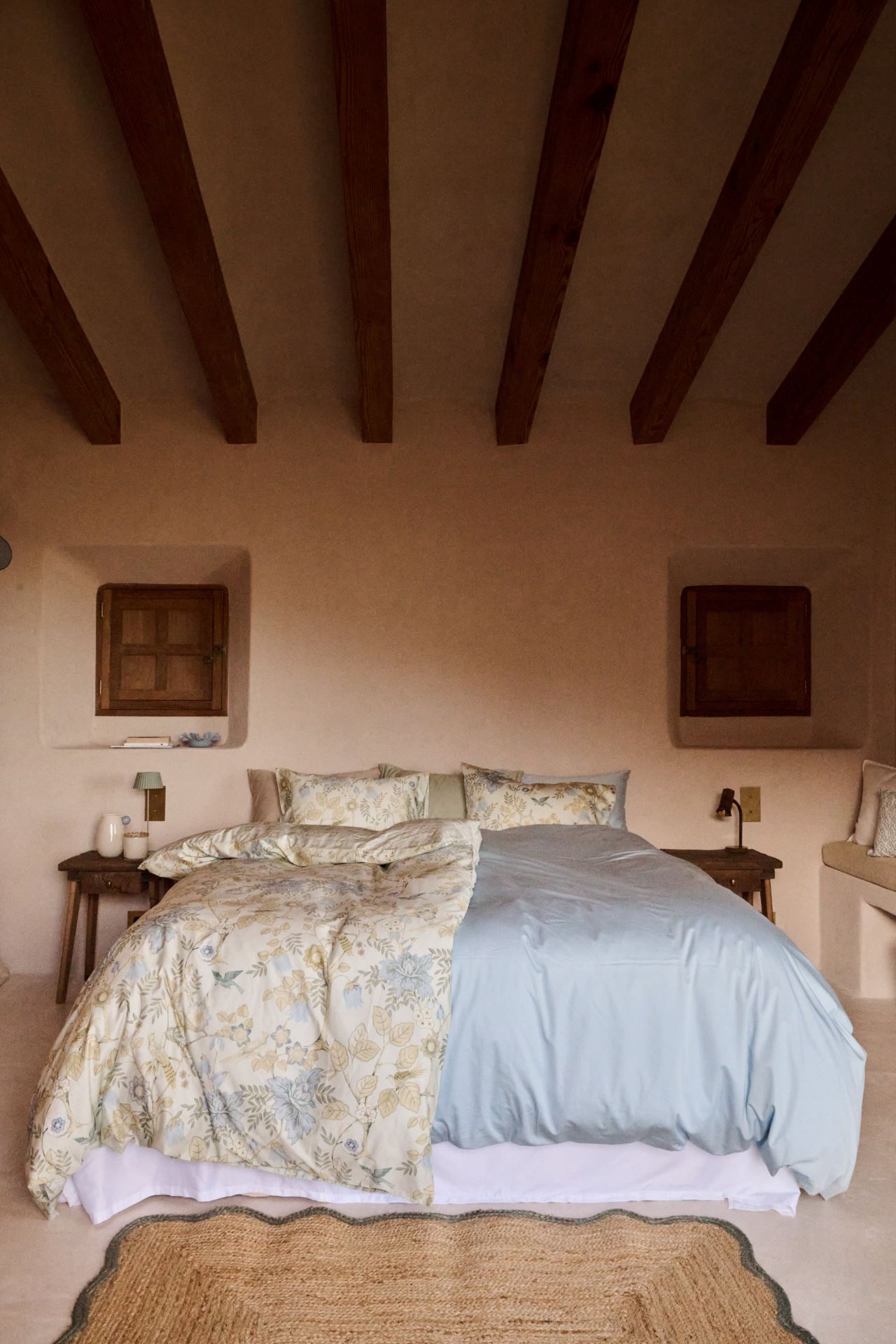 Jute teppe olivengrønn - 4