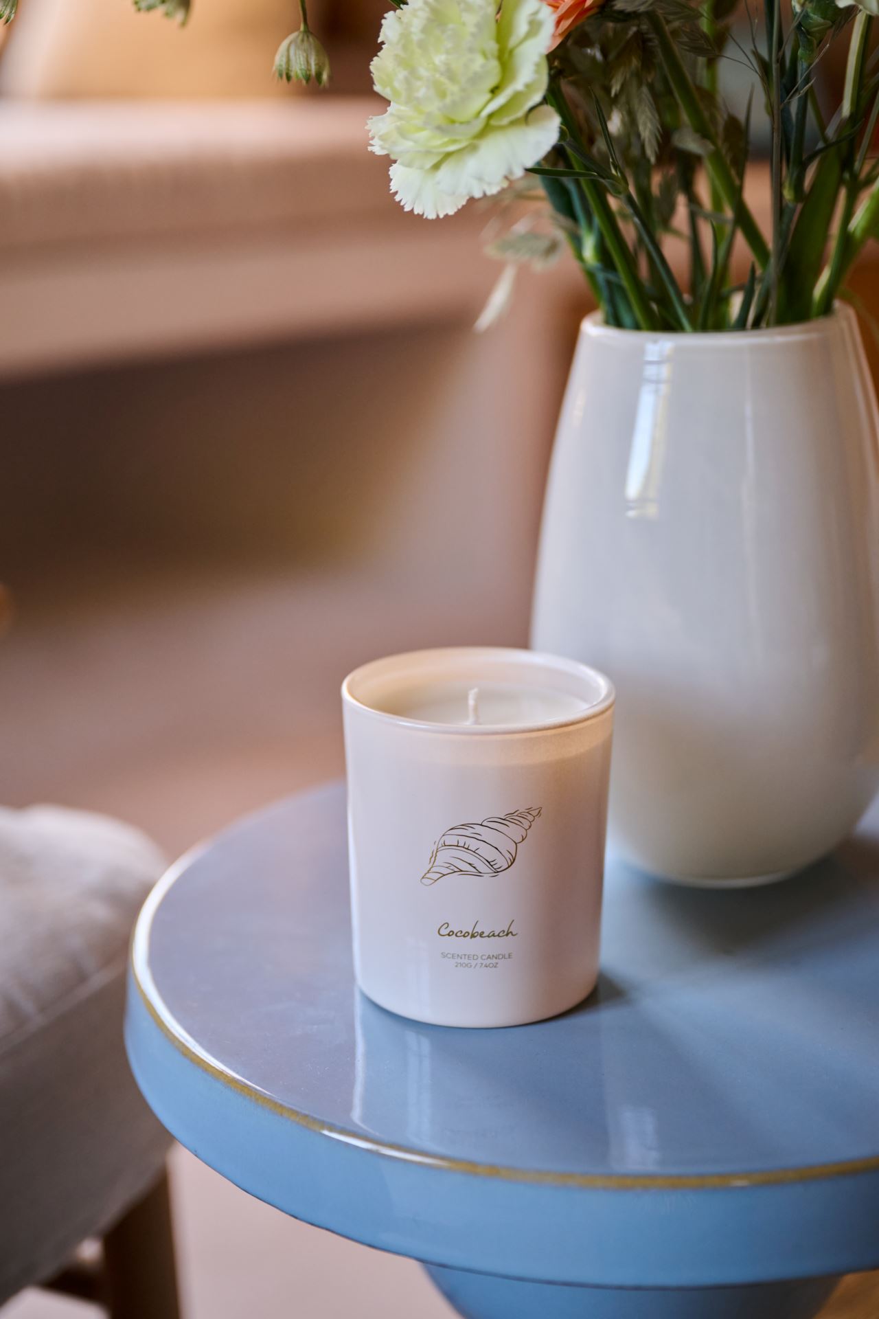 Duftlys multi beige - 2