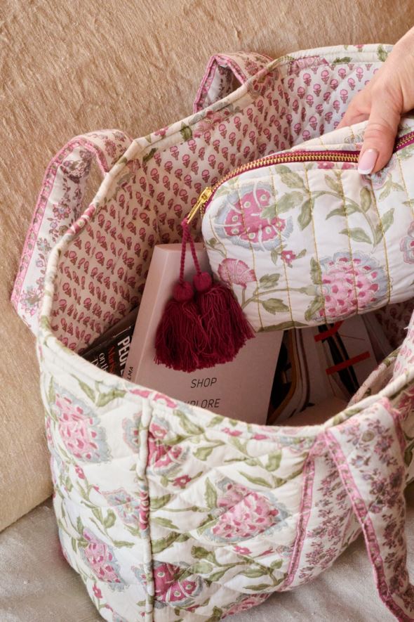 Toalettmappe multi rosa - 3