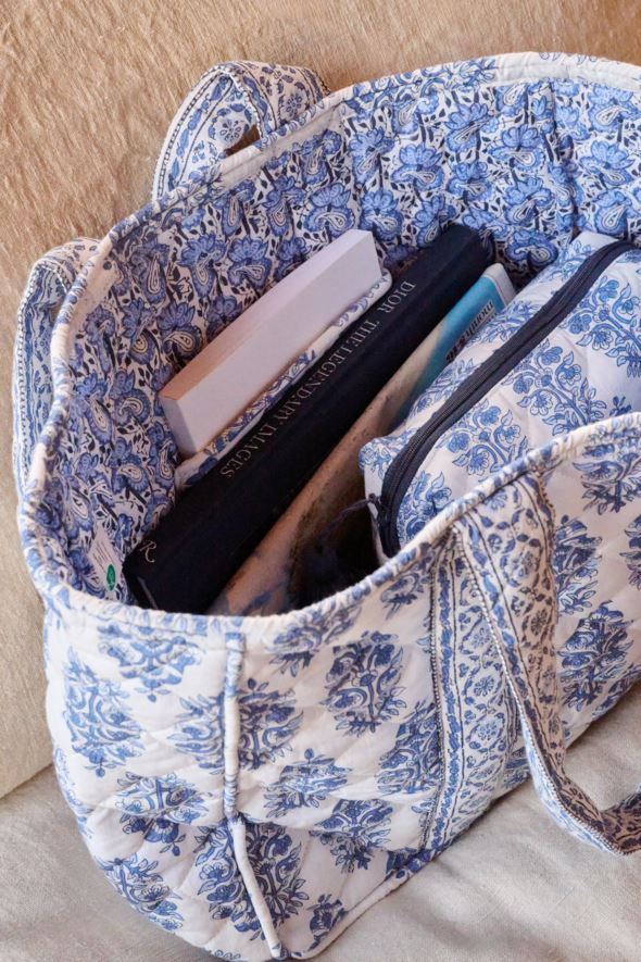 Liten toalettmappe blå - 4