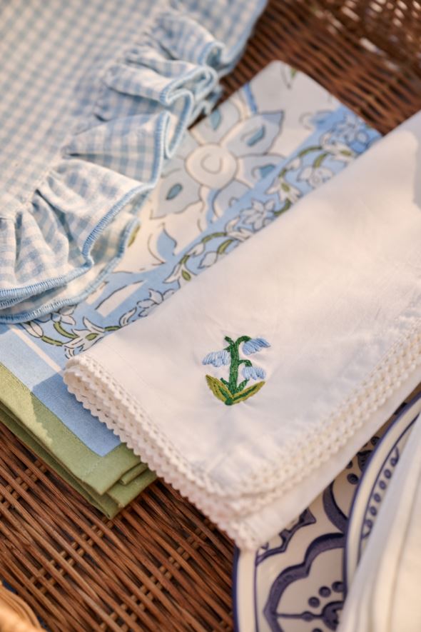 2pk tøyserviett hvit - 2