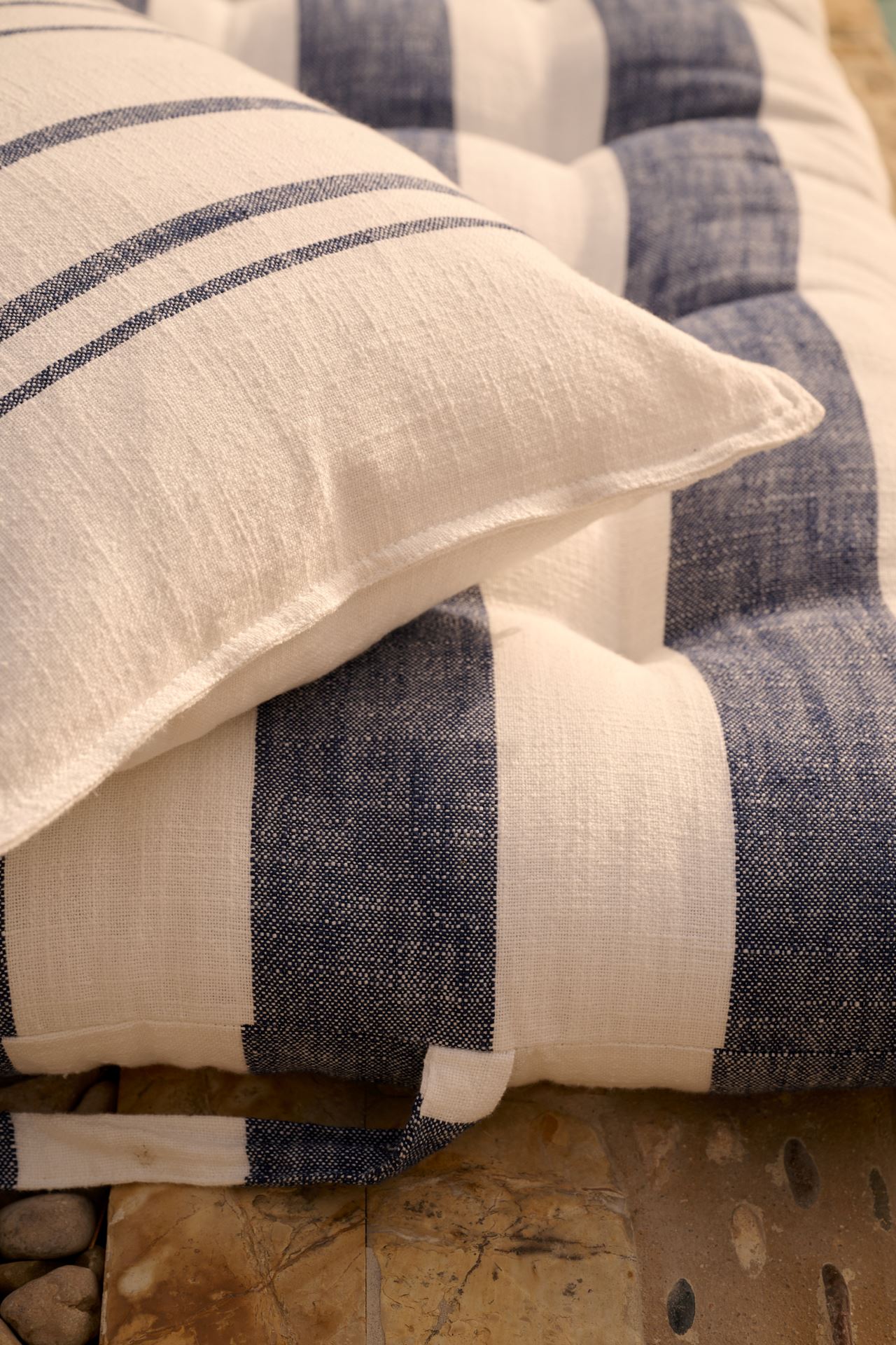 Foldbar sittepute marineblå - 4