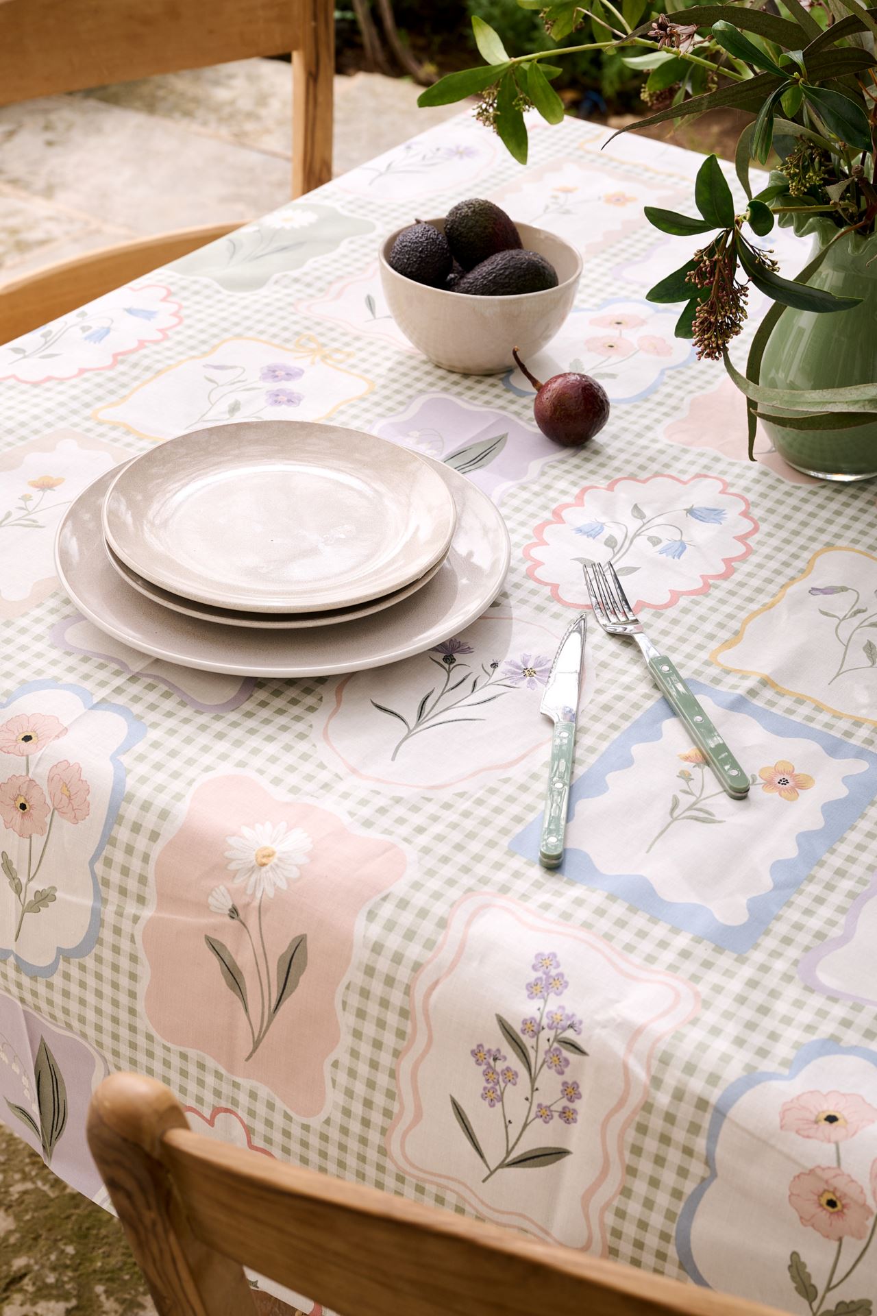 Voksduk grønn - 140x250 cm grønn - 1