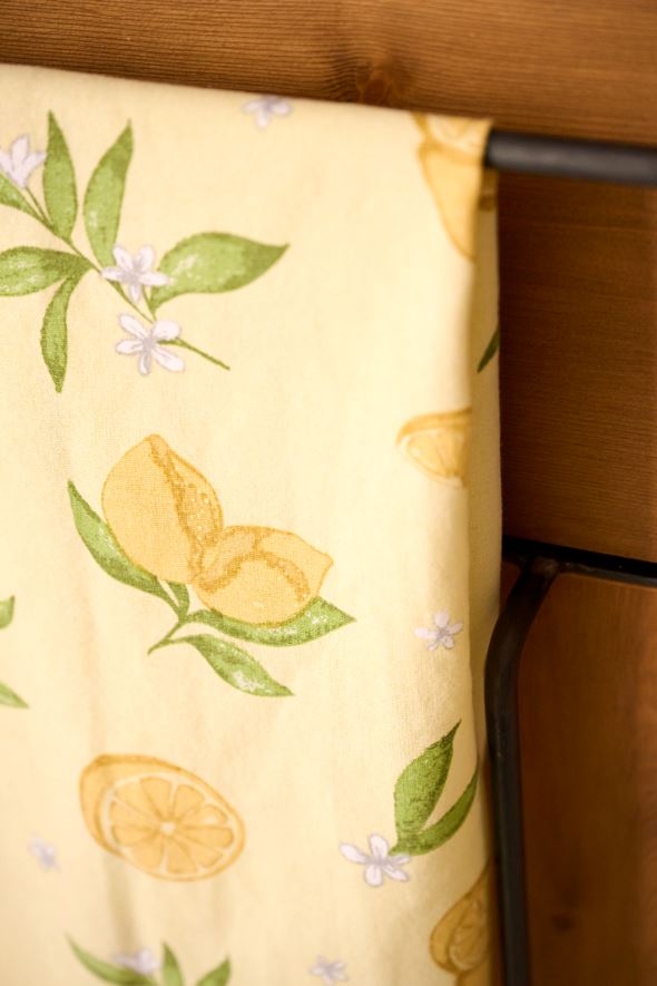 Kjøkkenhåndkle gul - 5