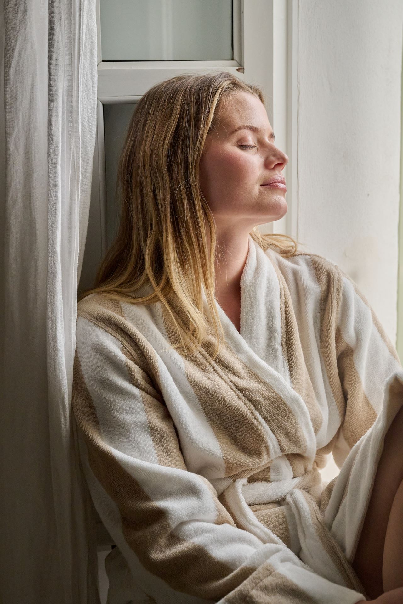 Badekåpe beige - 2