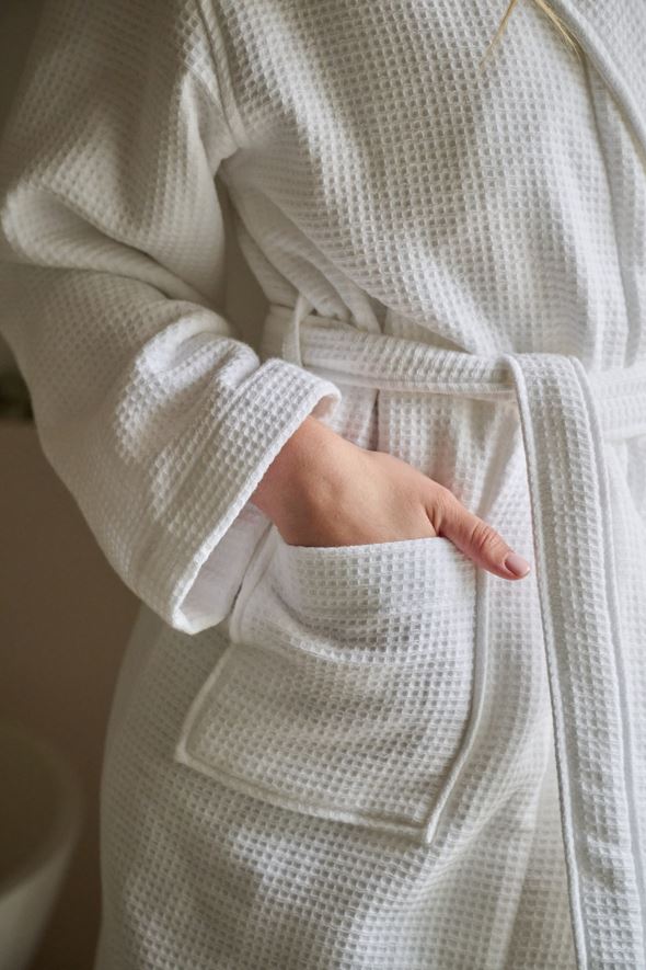 Badekåpe hvit - 5