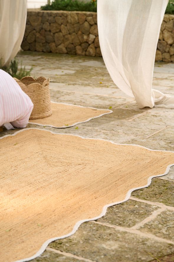 Jute teppe offwhite - 3