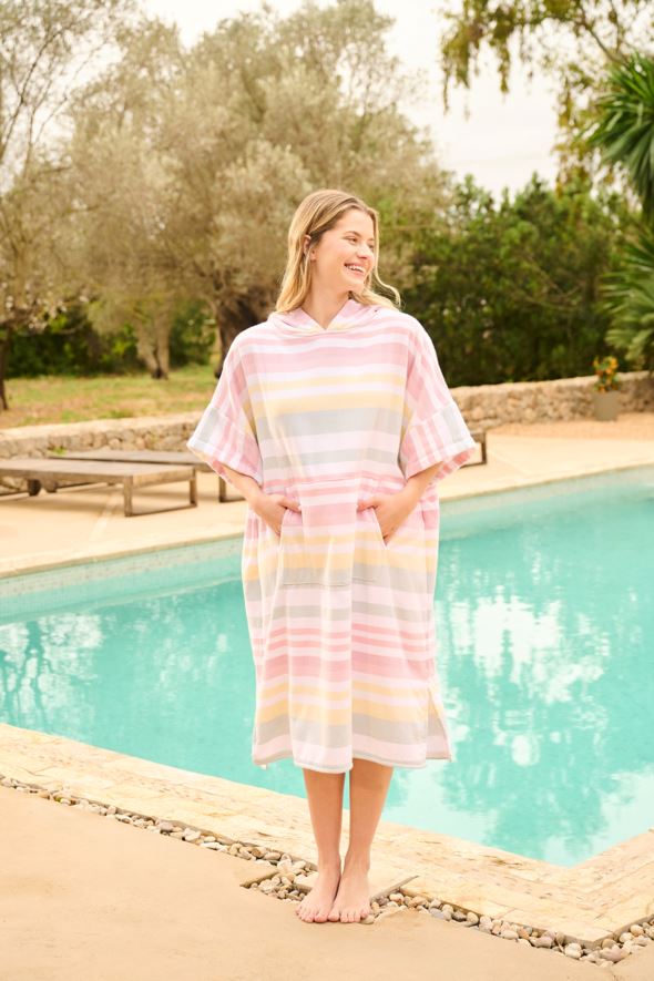 Poncho multi rosa - 2