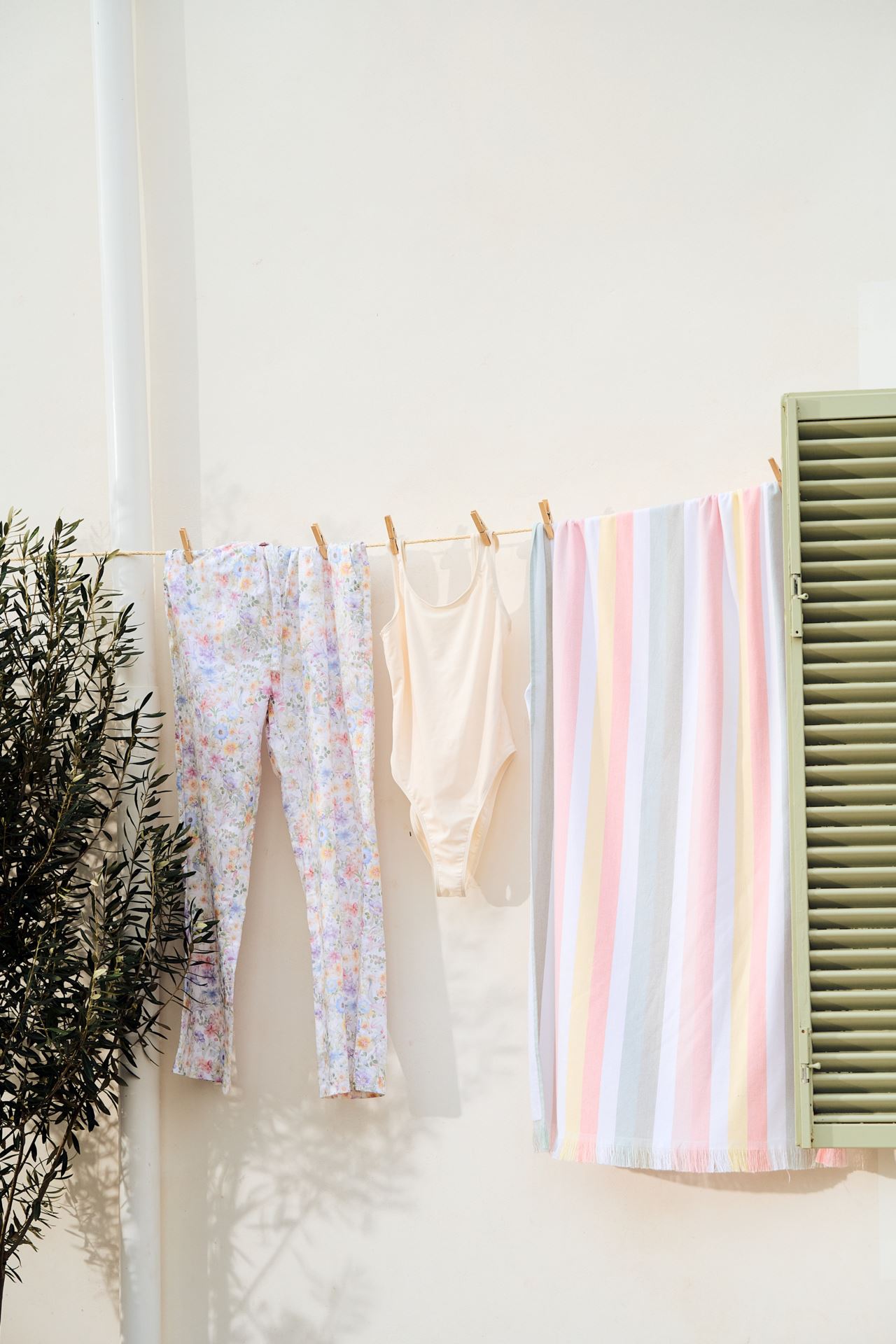 Badehåndkle multi rosa - 2