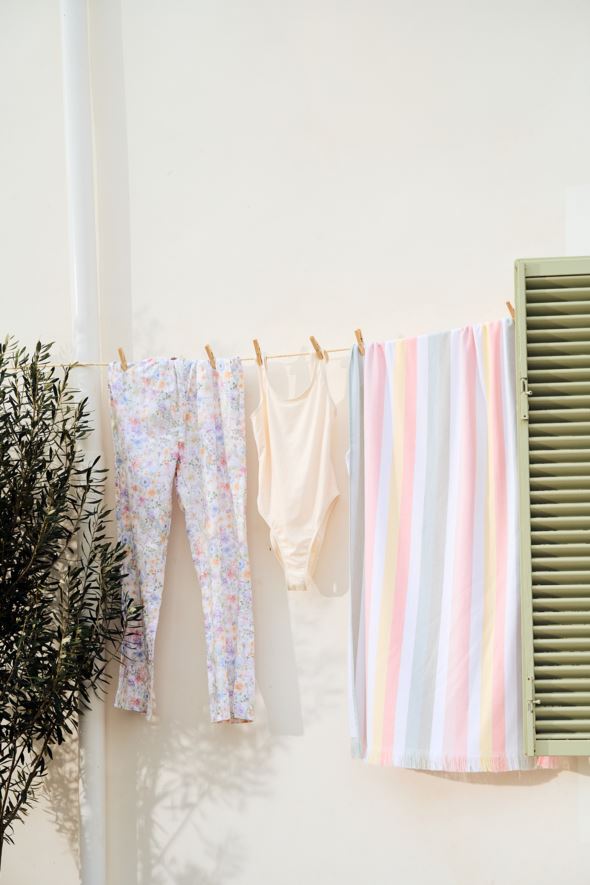 Badehåndkle multi rosa - 2