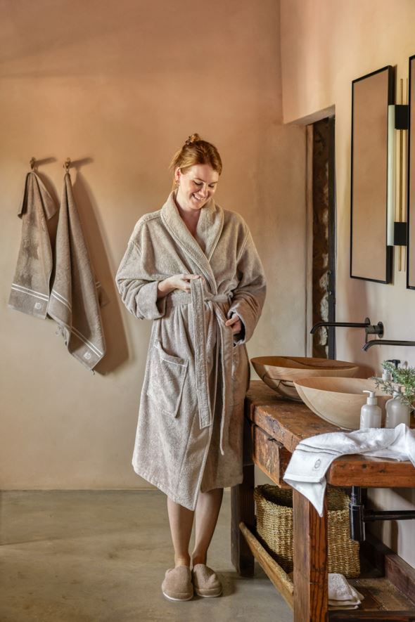 Badekåpe beige - 7