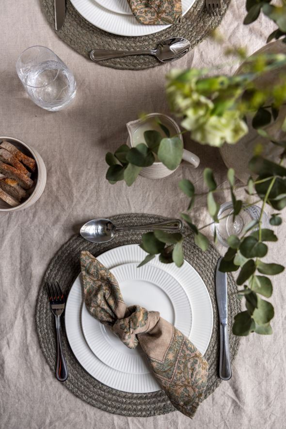 Frokosttallerken hvit - 4