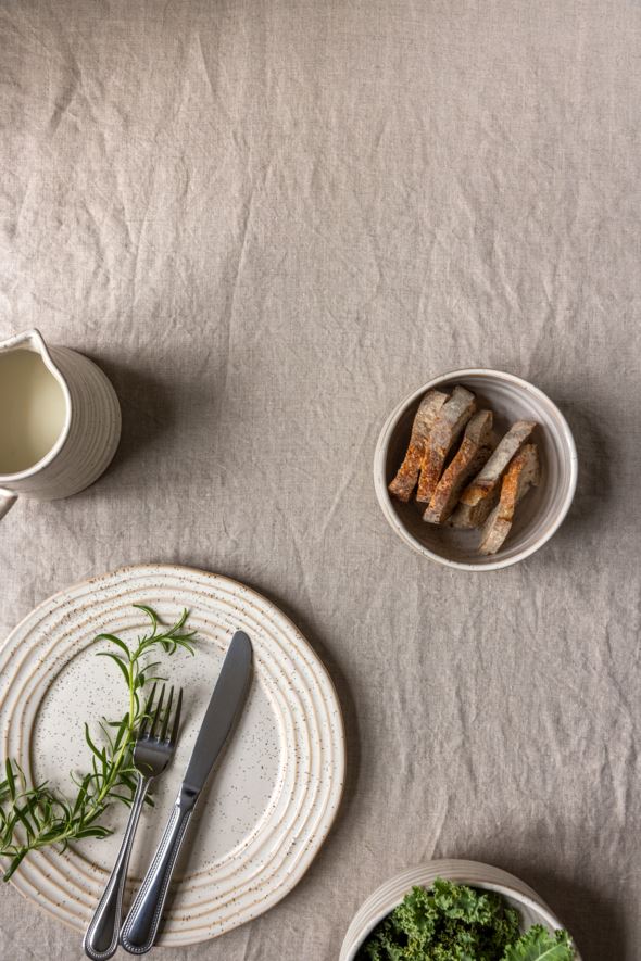 Frokosttallerken lys beige - 3