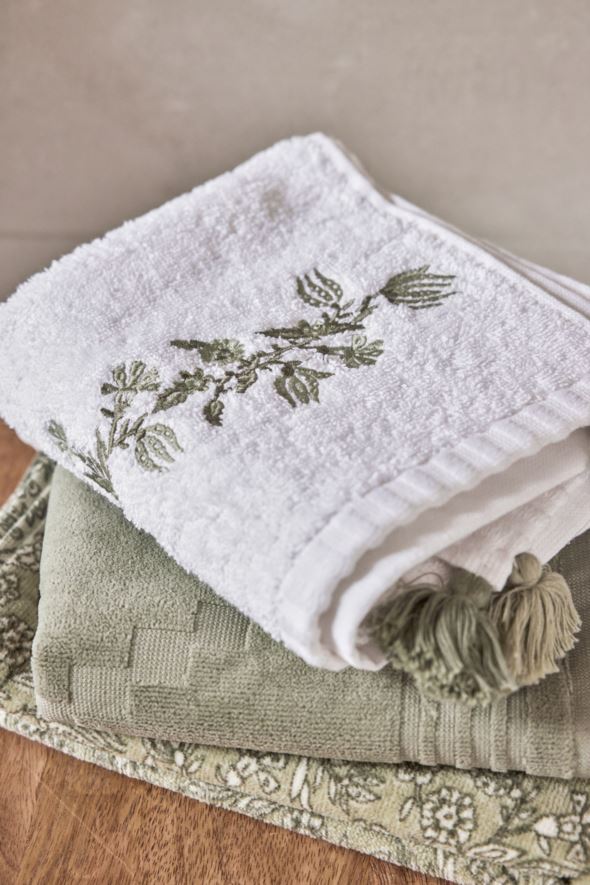 Gjestehåndkle grønn - 2