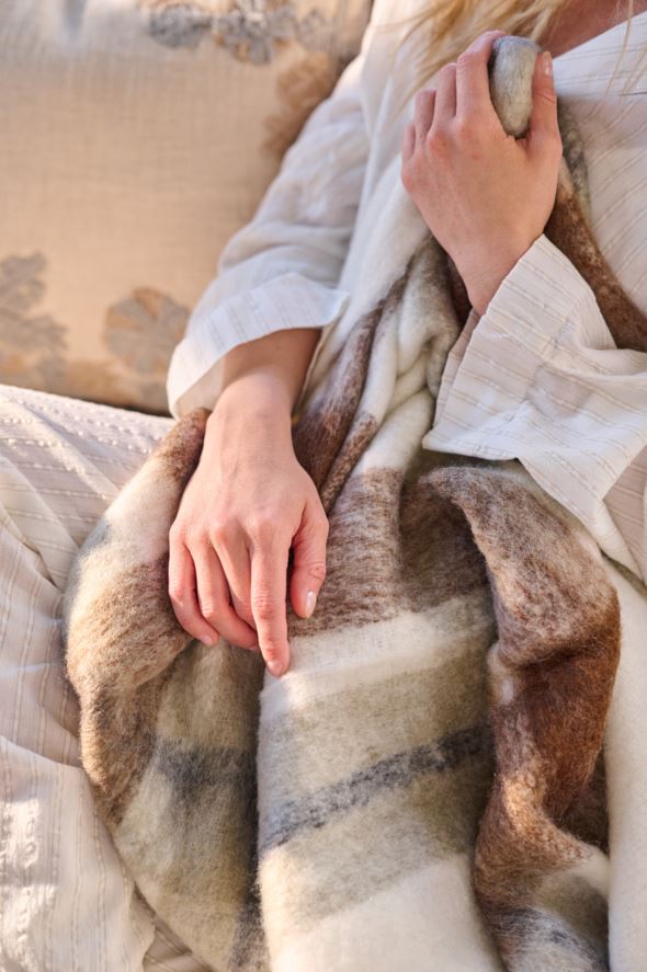 Pledd multi brun - 2