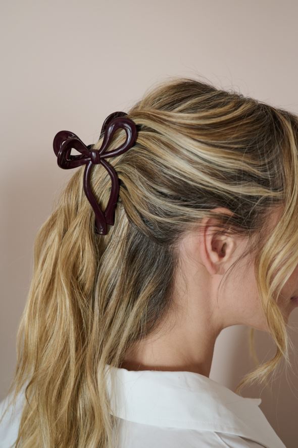 Hårklype burgunder - 2