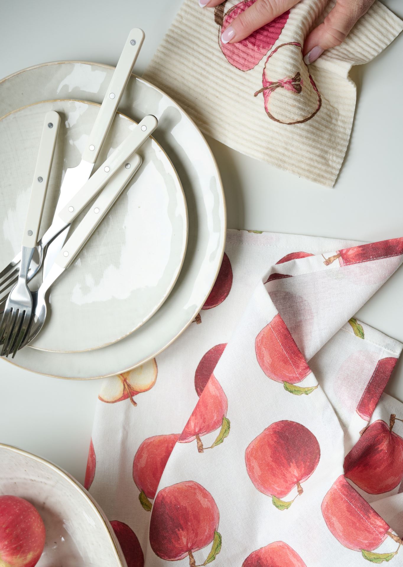 Kjøkkenhåndkle rød - 5