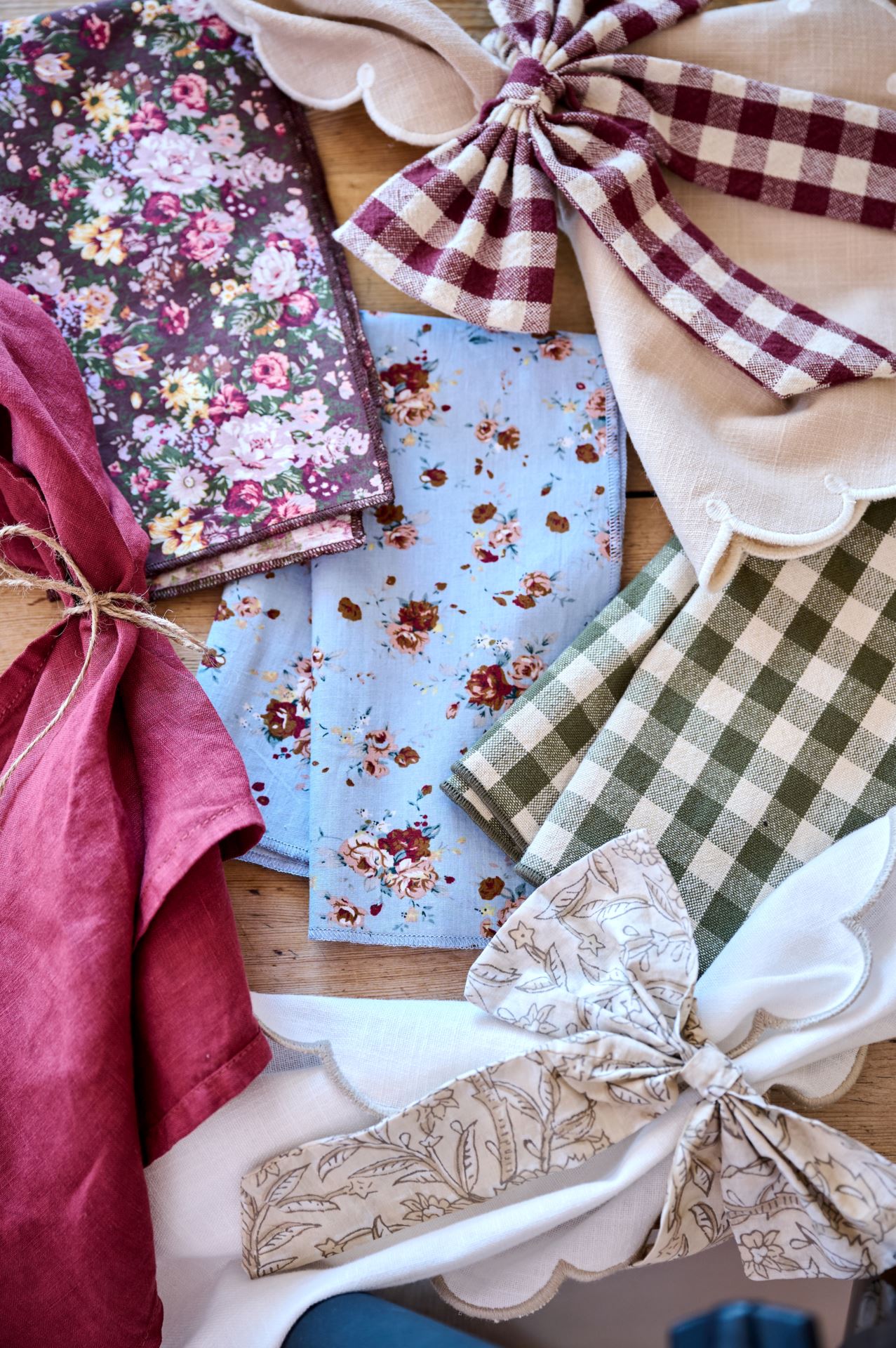 Tøyserviett himmelblå - 4