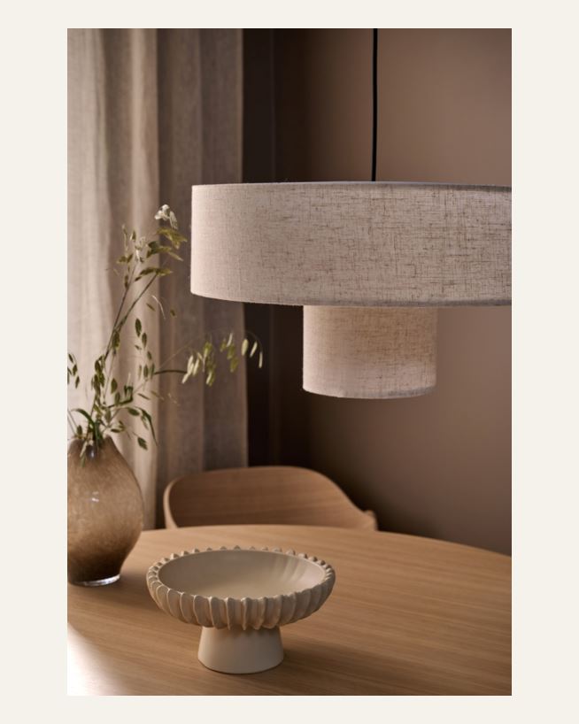 Lampeskjerm natur - 28 cm ø52 natur - 1