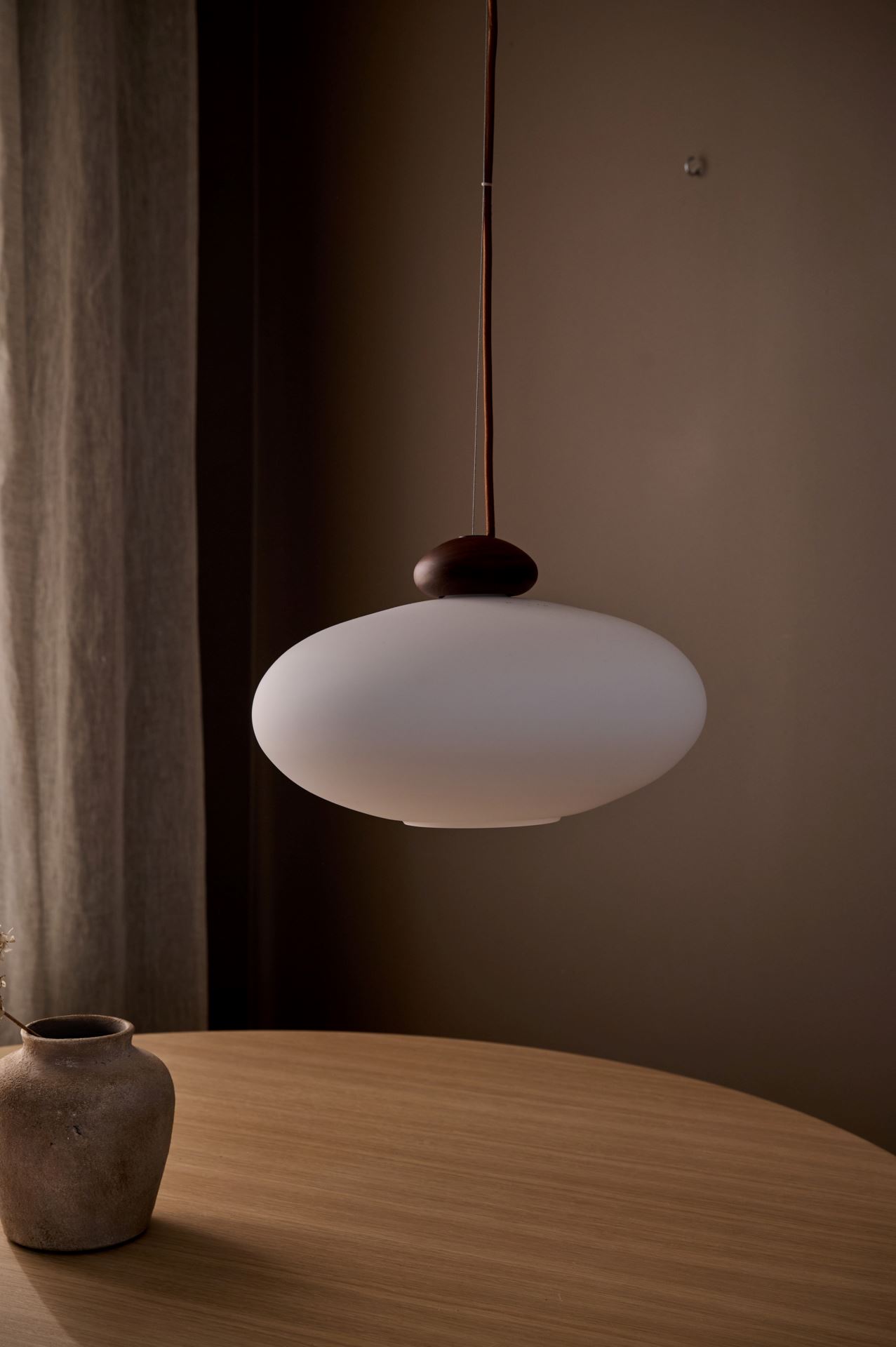 Taklampe brun - 18 cm ø36 brun - 1