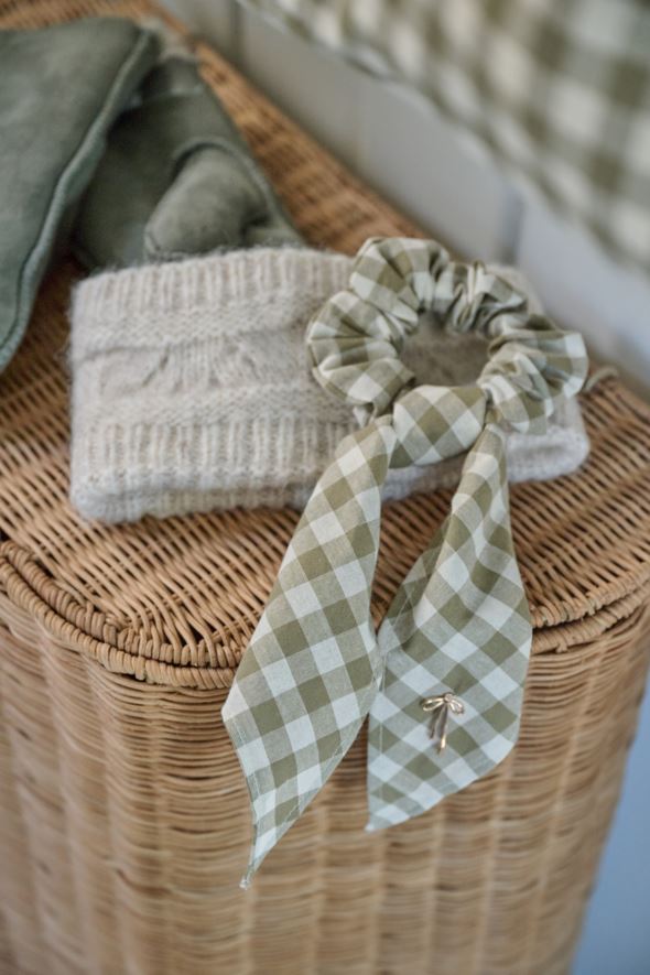 Hårstrikk olivengrønn - 2