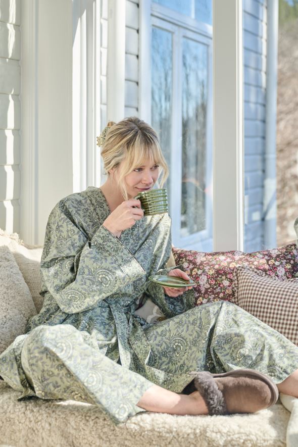 Kimono olivengrønn - 2