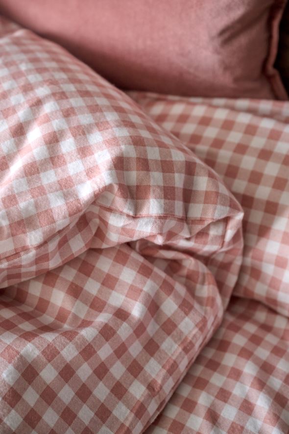 Flanell sengesett              rosa - 3