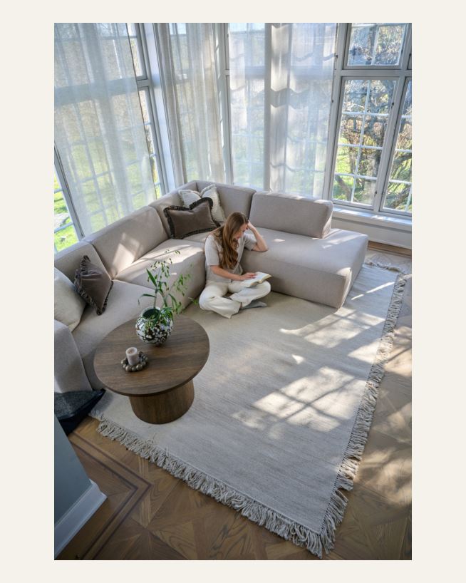 Sofabord brun - 75x75x49 cm ø75 brun - 1