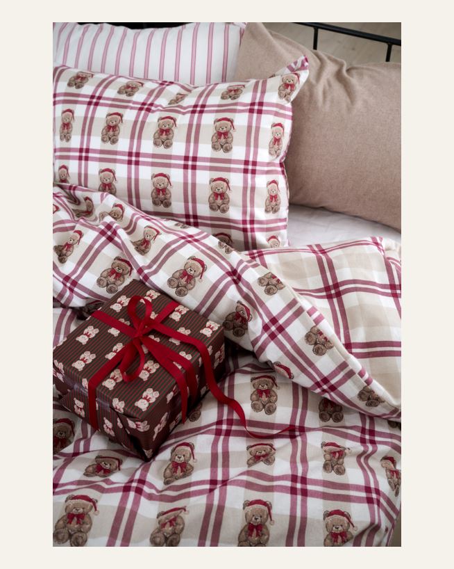 Flanell sengesett multi - 140x200 cm multi - 1