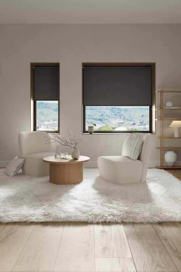 Lystett rullegardin grå - 4