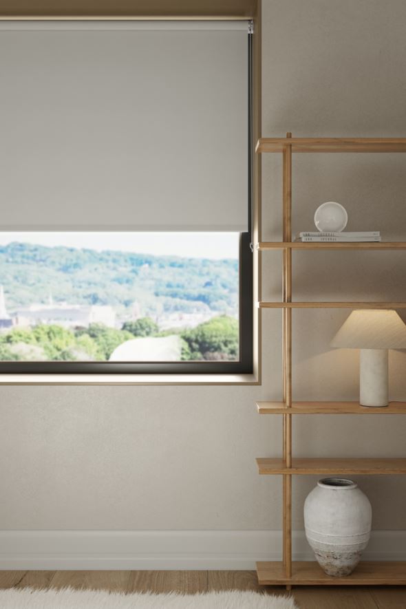 Lystett rullegardin offwhite - 2