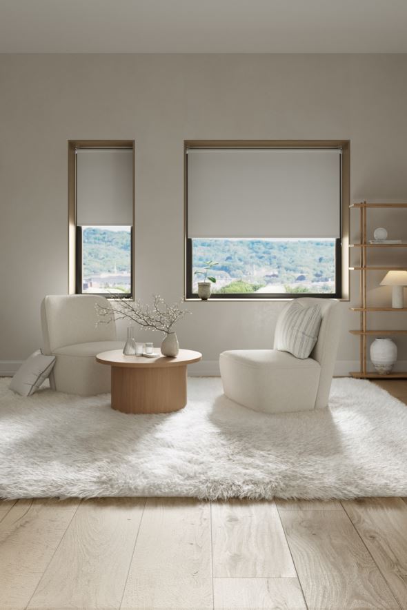 Lystett rullegardin offwhite - 4