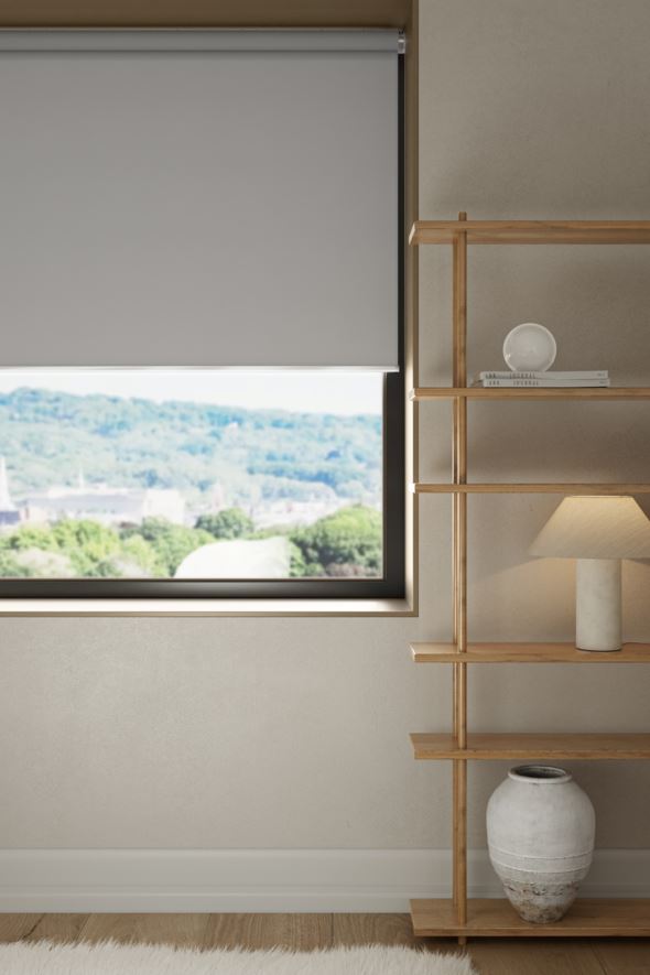 Lystett rullegardin trådløs grå - 2