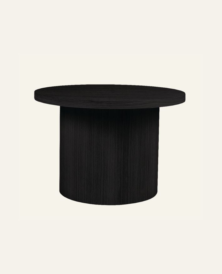 Sofabord svart - 60x60x41 cm ø60 svart - 1