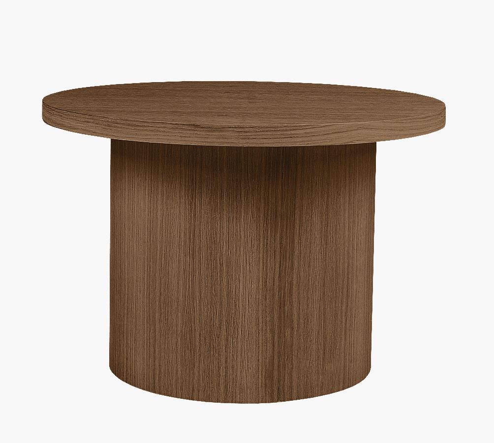 Sofabord brun - 75x75x49 cm ø 75 brun - 1