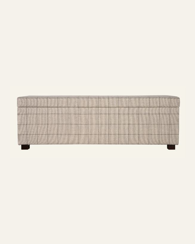 Sengebenk multi beige - 145x46x47 cm multi beige - 1