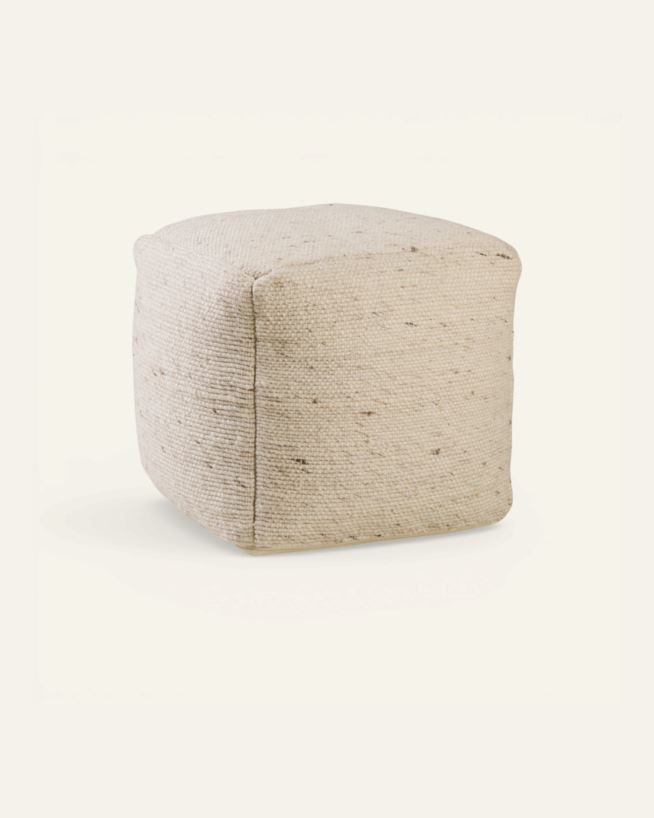 Puff beige - 40x40x40 cm beige - 1