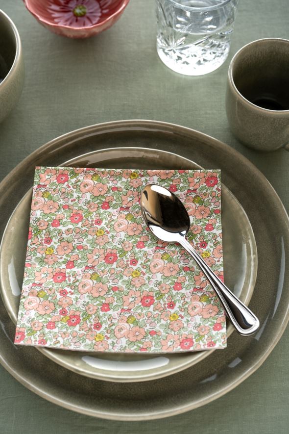 Papirservietter multi rosa - 2