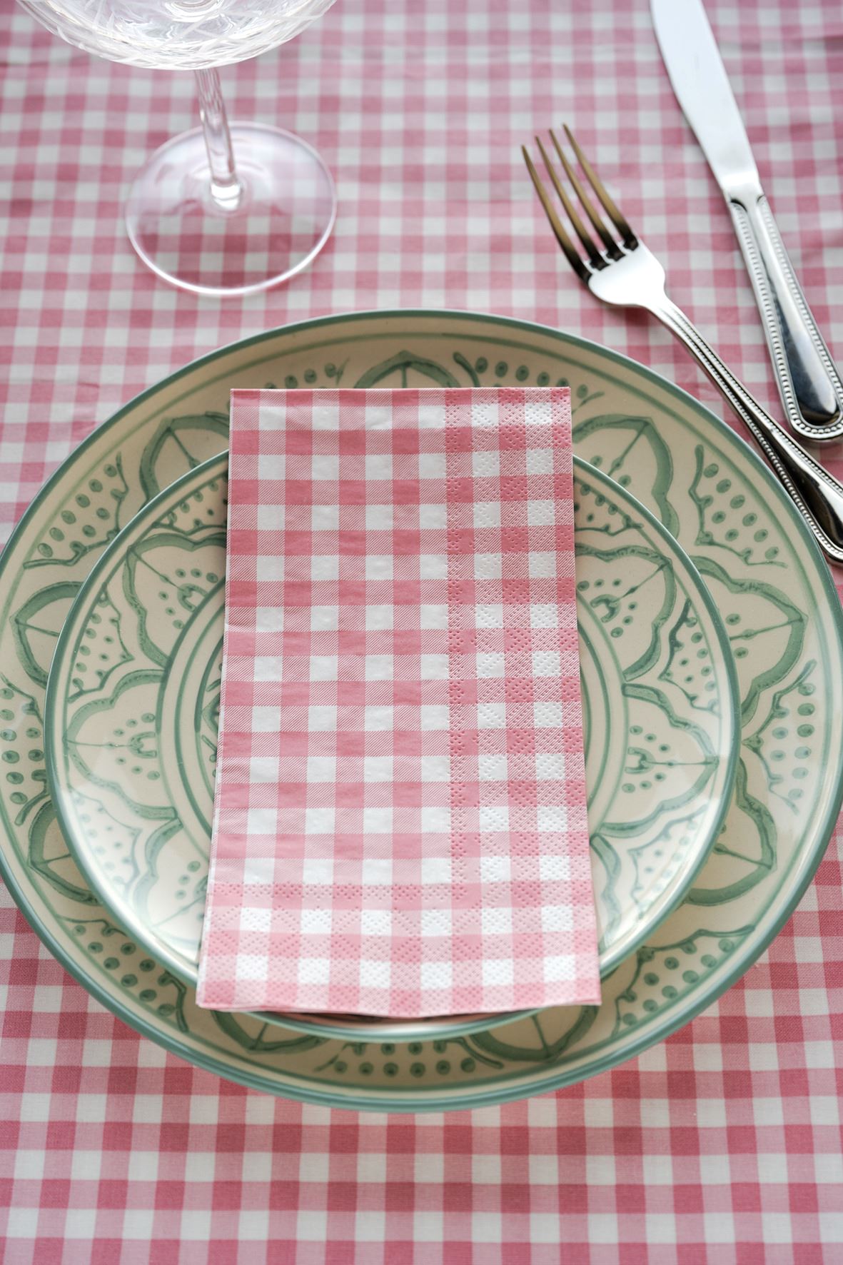 Kjøkkenservietter multi rosa - 2