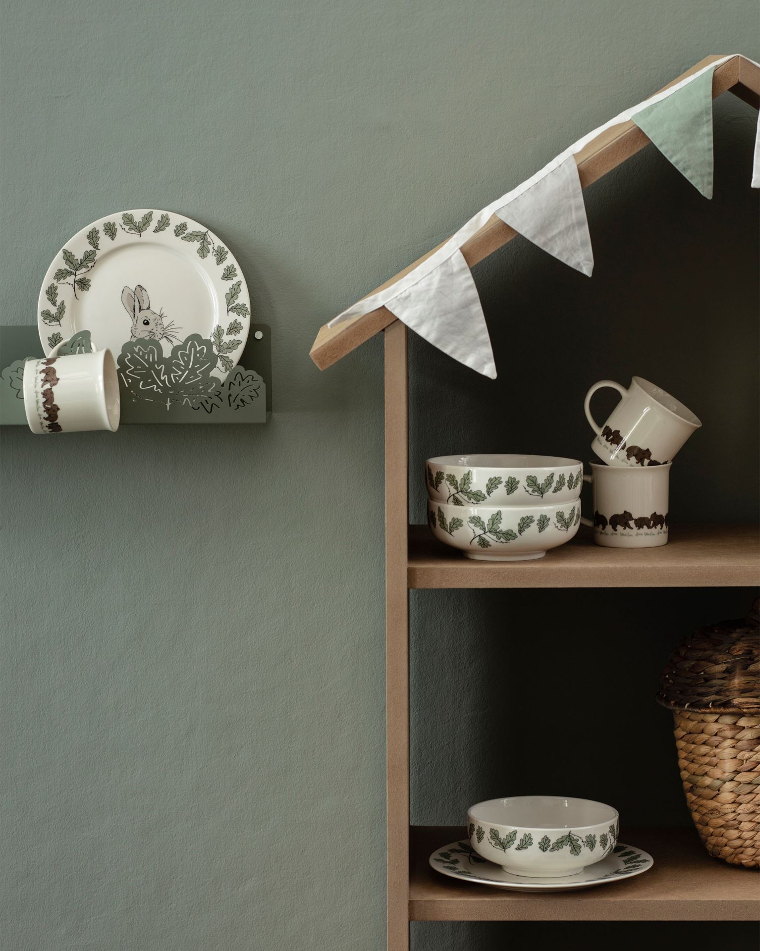 Frokostsett multi hvit - 6